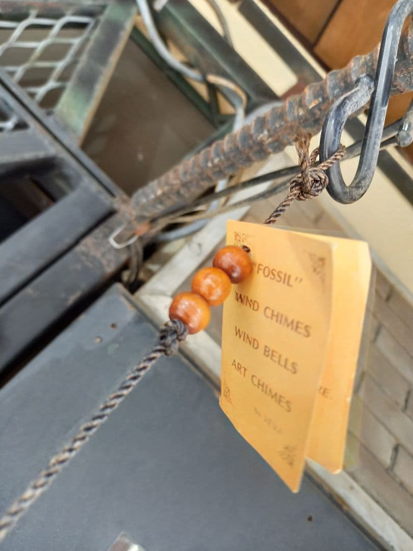 欧州　ポタリー　pigeon　ハンドペイント　風鈴　ウィンドウ　ベル　チャイム