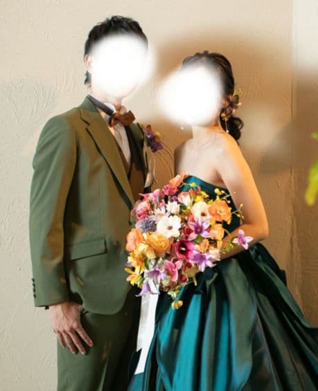 ボリュームたっぷり！ウェディングブーケセット