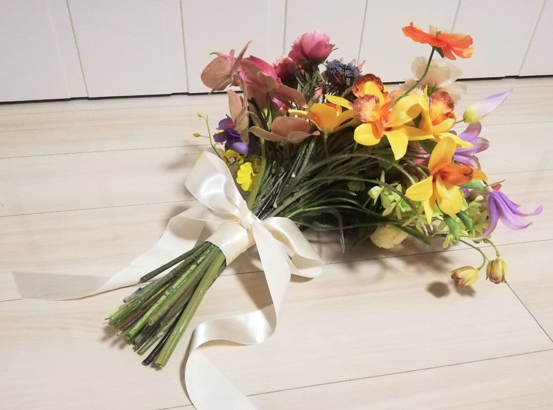 ボリュームたっぷり！ウェディングブーケセット