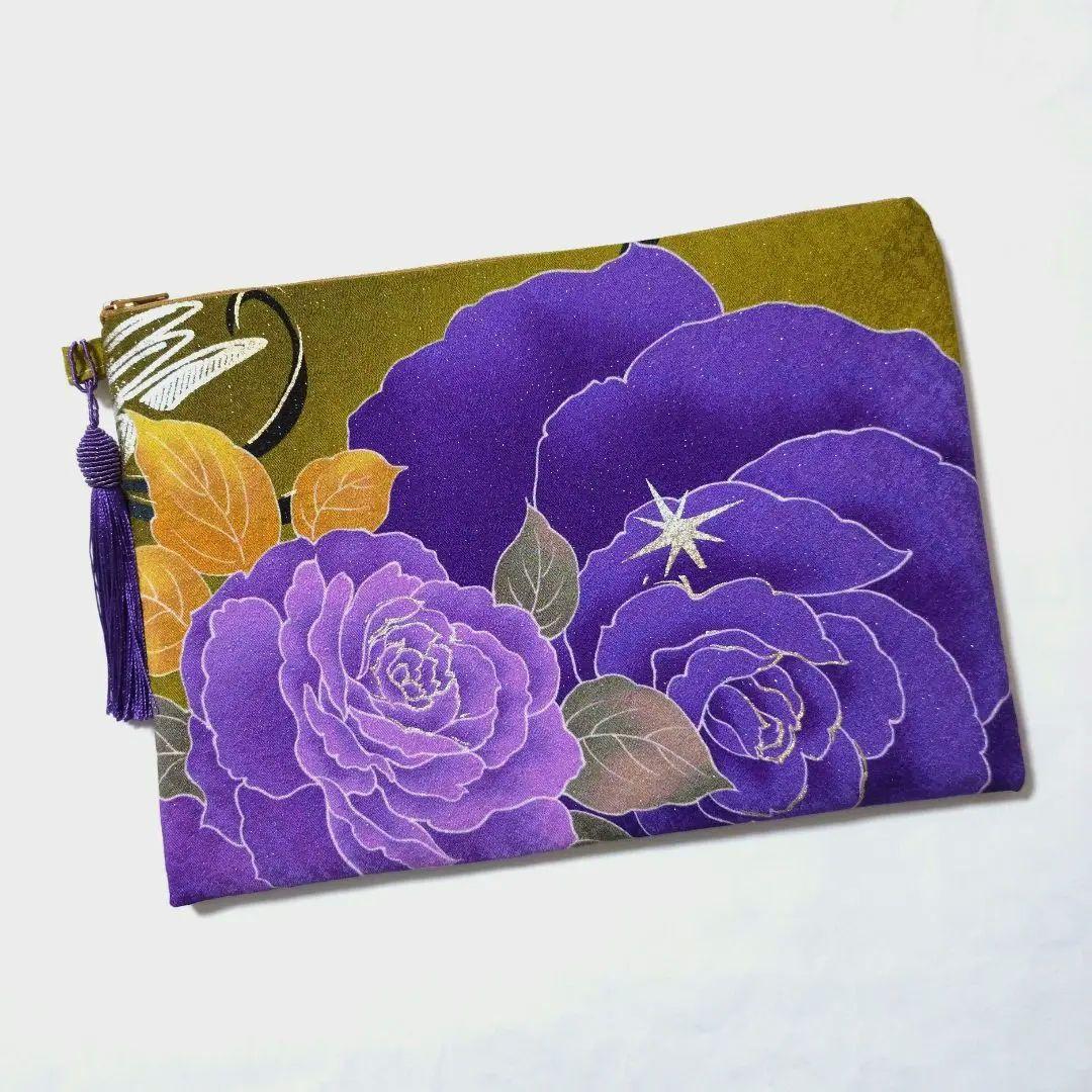 ここちゃん　　着物リメイク　　ポーチセット