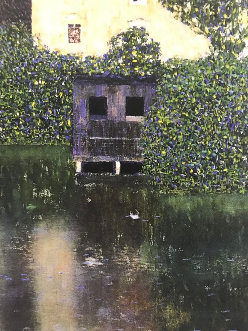 湖畔 湖 絵画 （11）