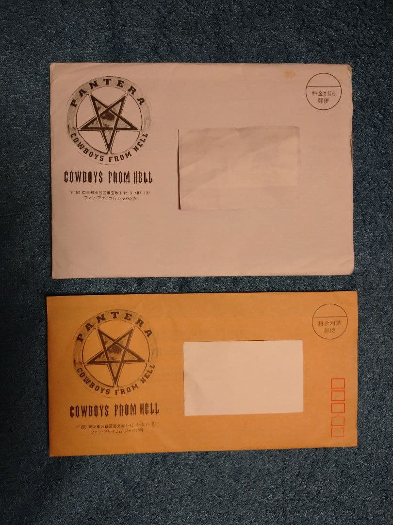 パンテラ PANTERA 直筆サイン 色紙 ポストカード ヴィンテージ
