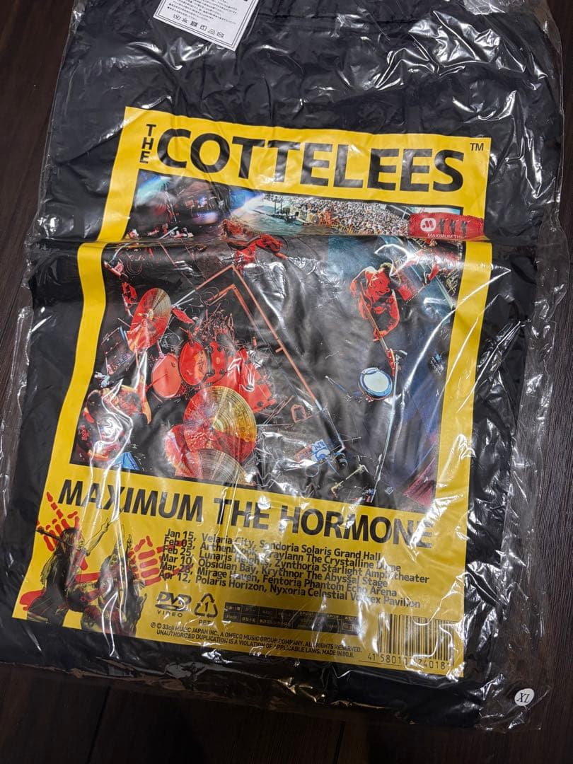 新品未開封 マキシマムザホルモン　COTTELEES コーチジャケット XL