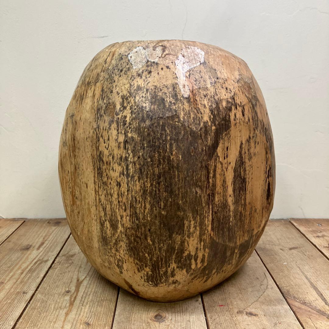 E4 昭和レトロ 達磨 ダルマ 木製 一刀彫 彫刻 木彫 縁起物 開運 伝統工芸