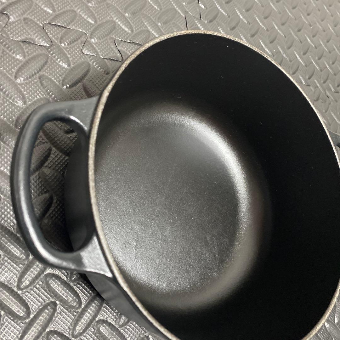 【人気カラー】ルクルーゼ 20cm ブラック マットホーロー