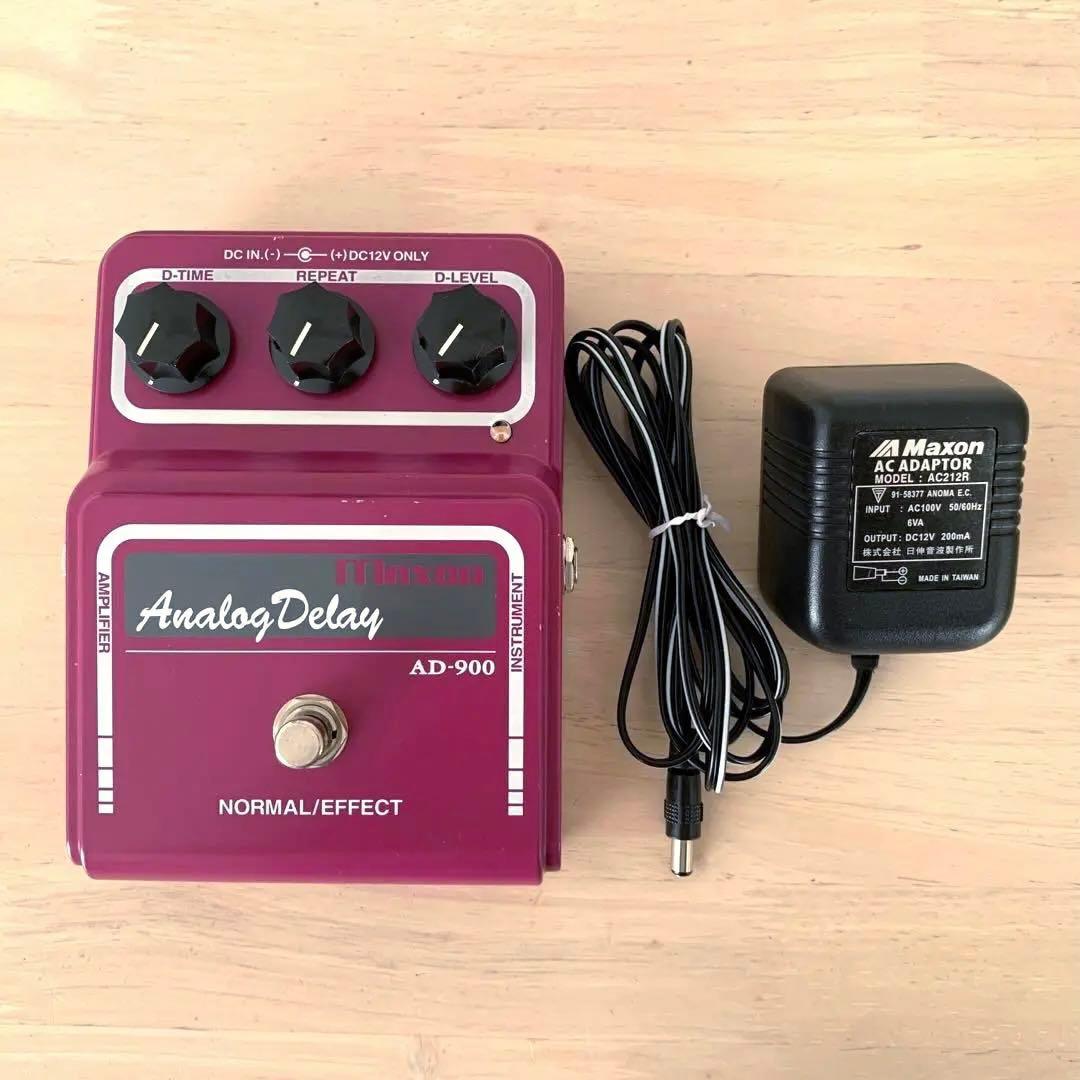 MAXON AD-900 アナログディレイ 美品　純正アダプター付属