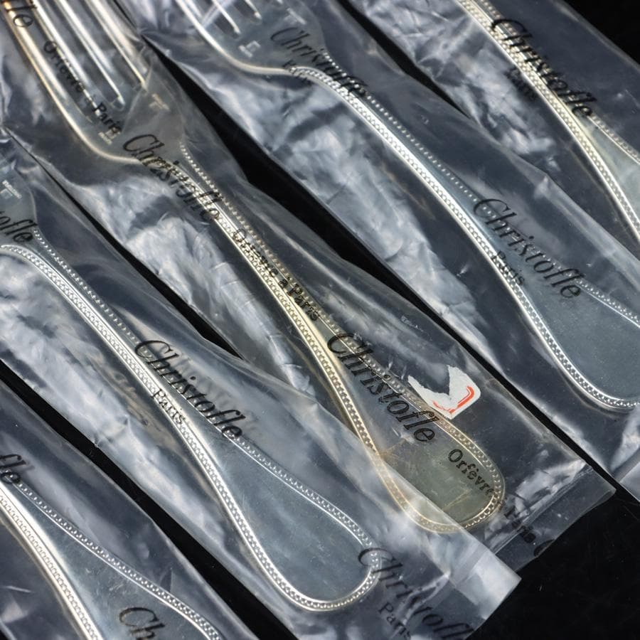 専用 Y2798-4 クリストフル パール デザートフォーク 5本セット