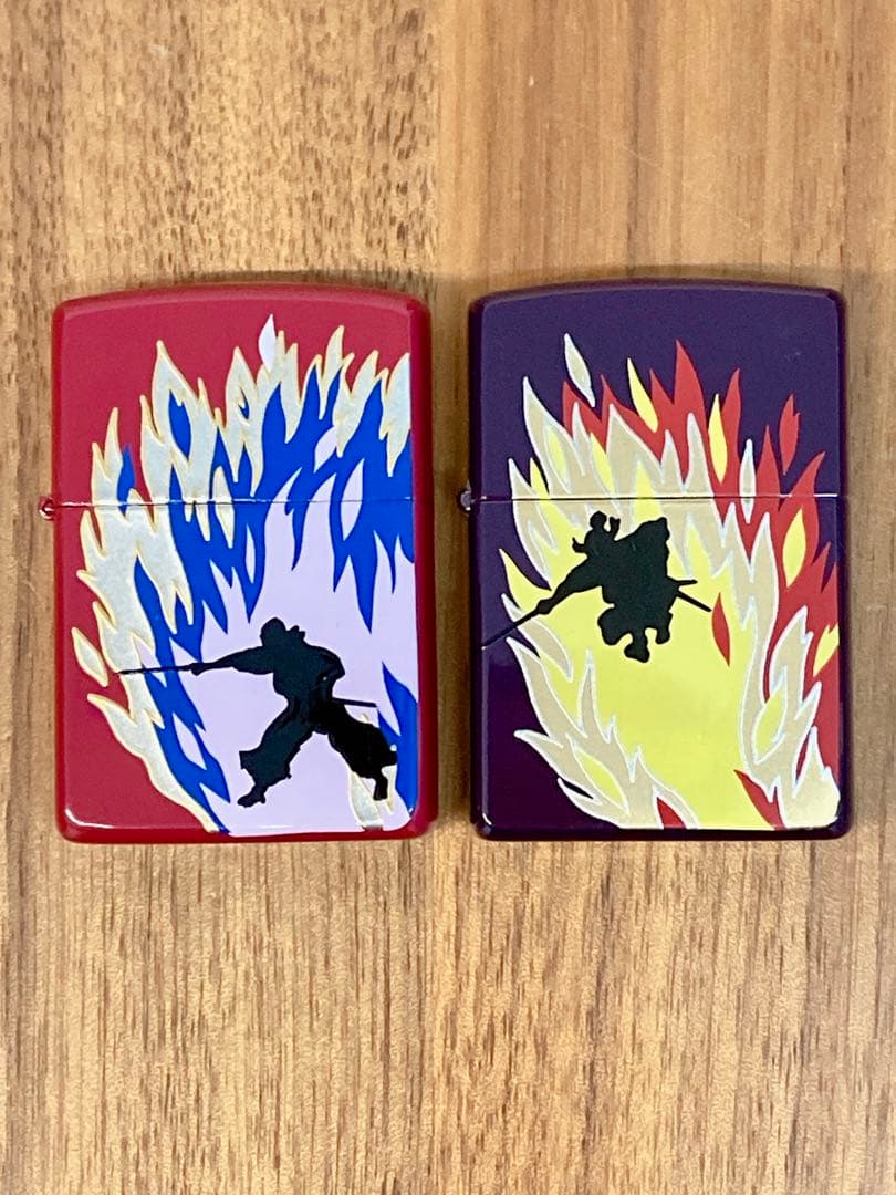 ZIPPO 漆塗り 横尾忠則デザイン 宮本武蔵/佐々木小次郎＋ケース2個