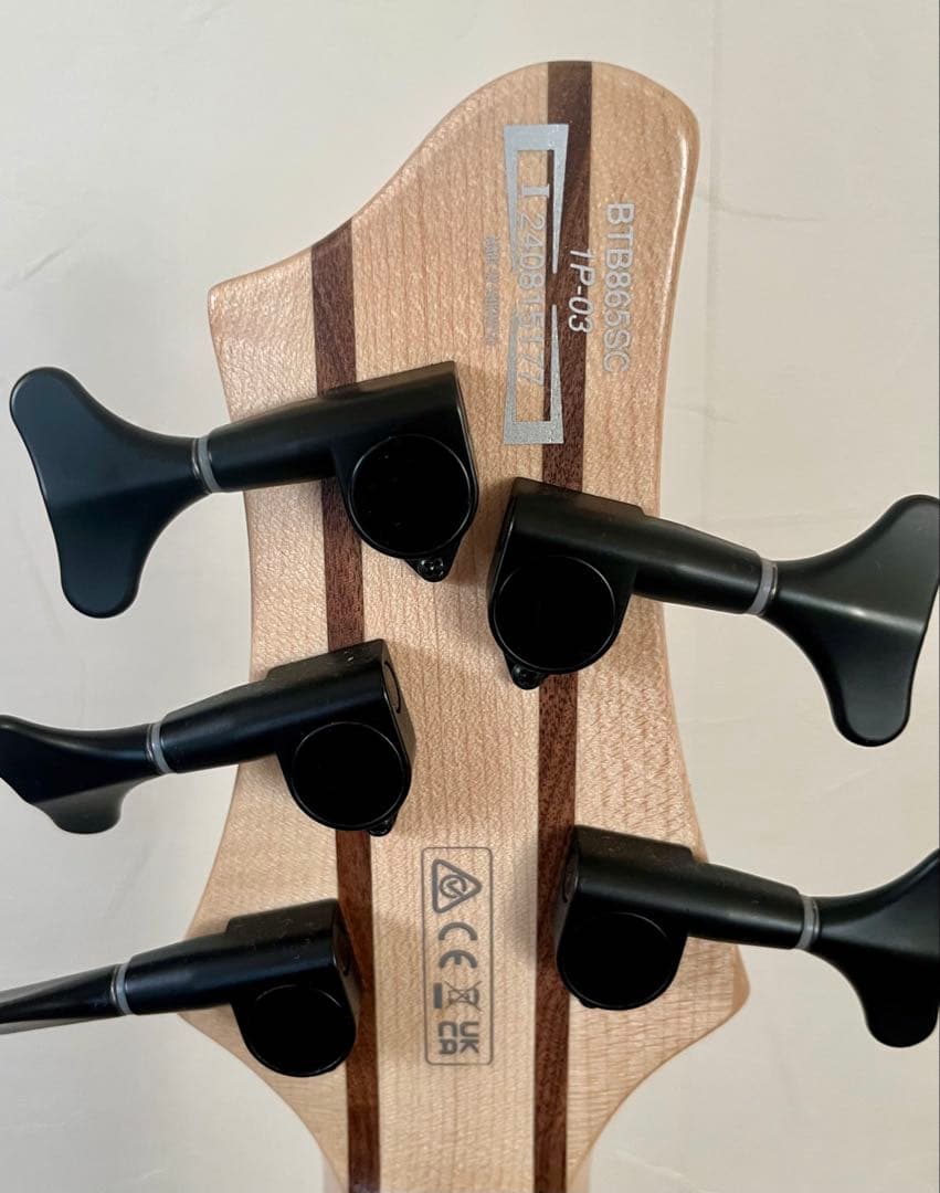 5弦ベースWeathered Black Low Gloss アイバニーズ - メルカリ