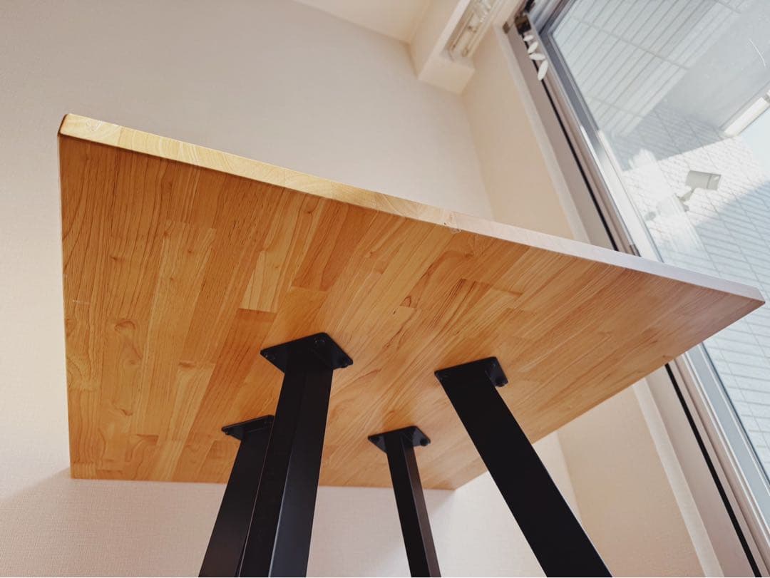 KANADEMONO CAFE TABLE / ラバーウッド