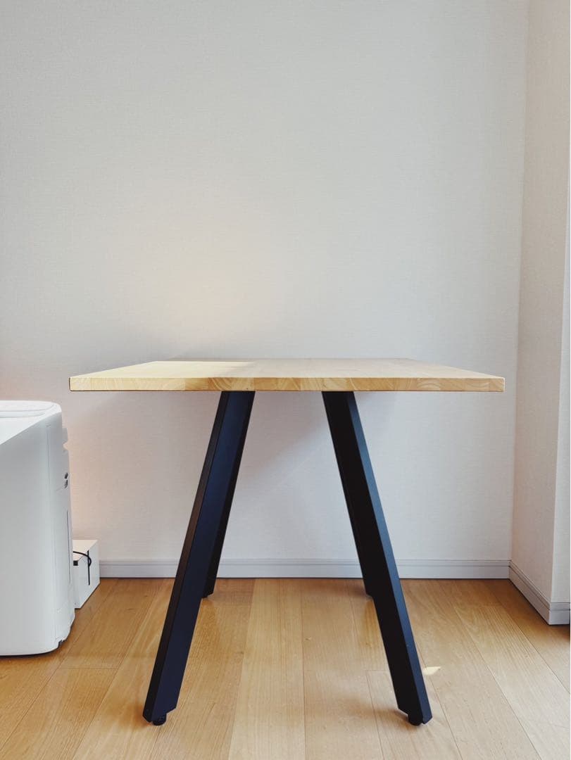 KANADEMONO CAFE TABLE / ラバーウッド