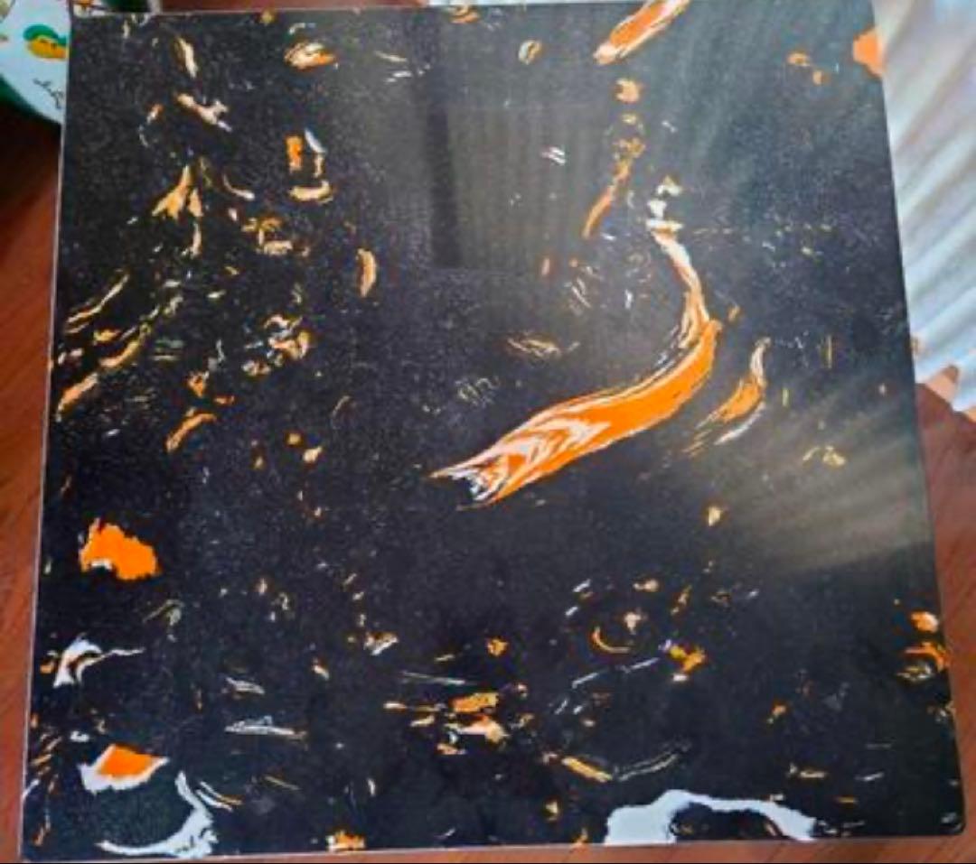 【天然石天板】モダンサイドテーブル