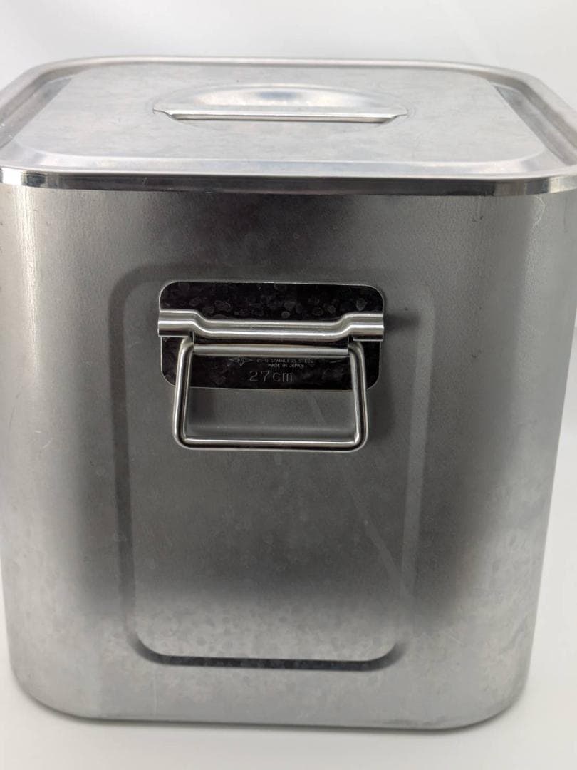 角型キッチンポット14ℓ＆4連ステンレス薬味入れセット