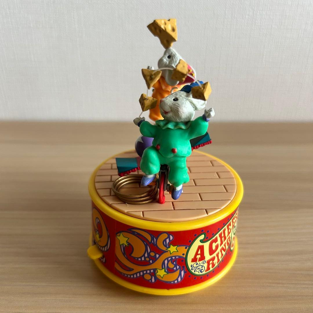 希少　エネスコ社製　オルゴール　チーズリングサーカス　94年製　レトロ　当時物