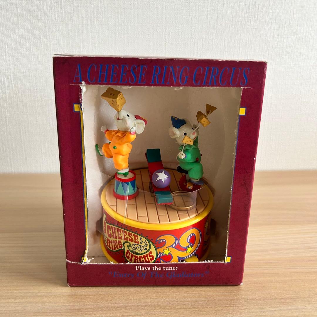 希少　エネスコ社製　オルゴール　チーズリングサーカス　94年製　レトロ　当時物