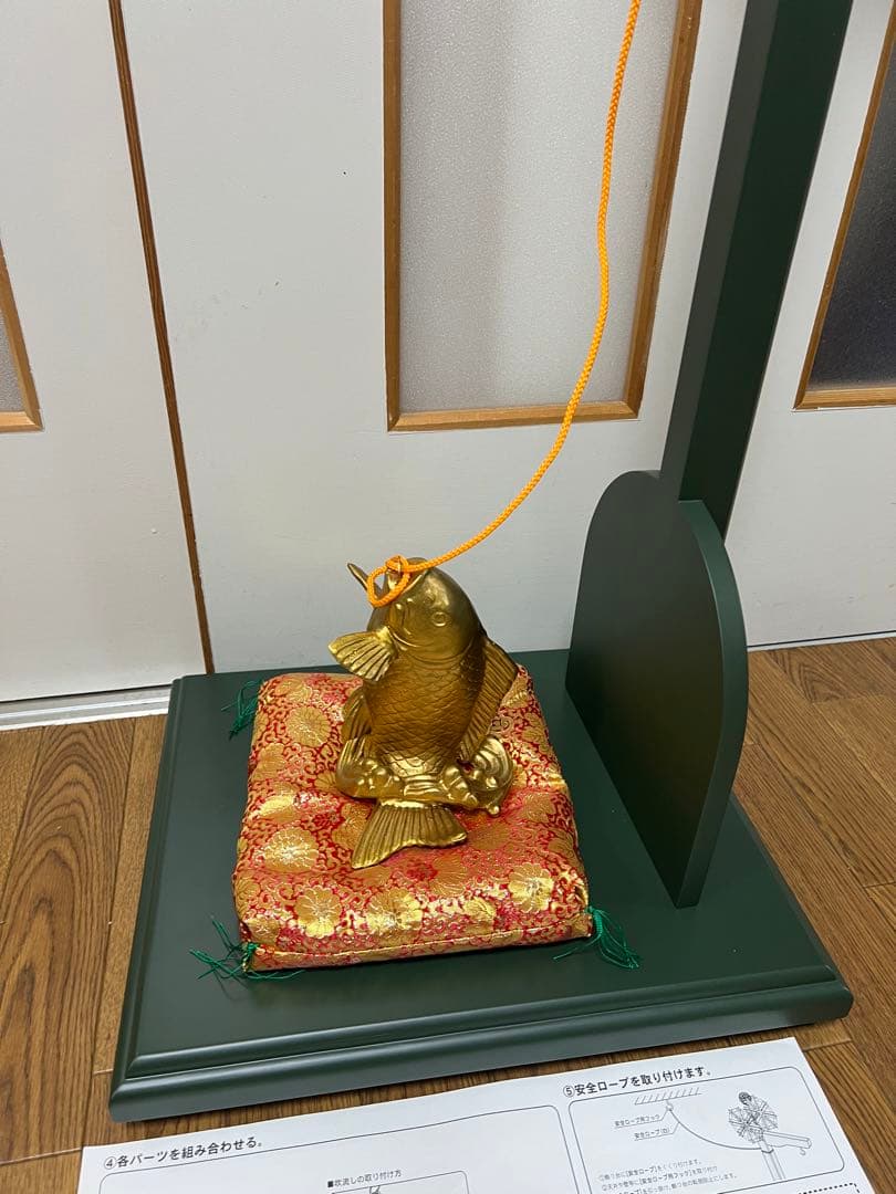 [希少]鯉のぼり 室内用 室内飾り鯉のぼり 1m 鯉3匹京錦 日本の伝統文化