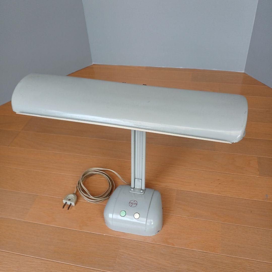 昭和レトロ ナショナル 蛍光灯器具 学習用電気スタンド ディスクライト