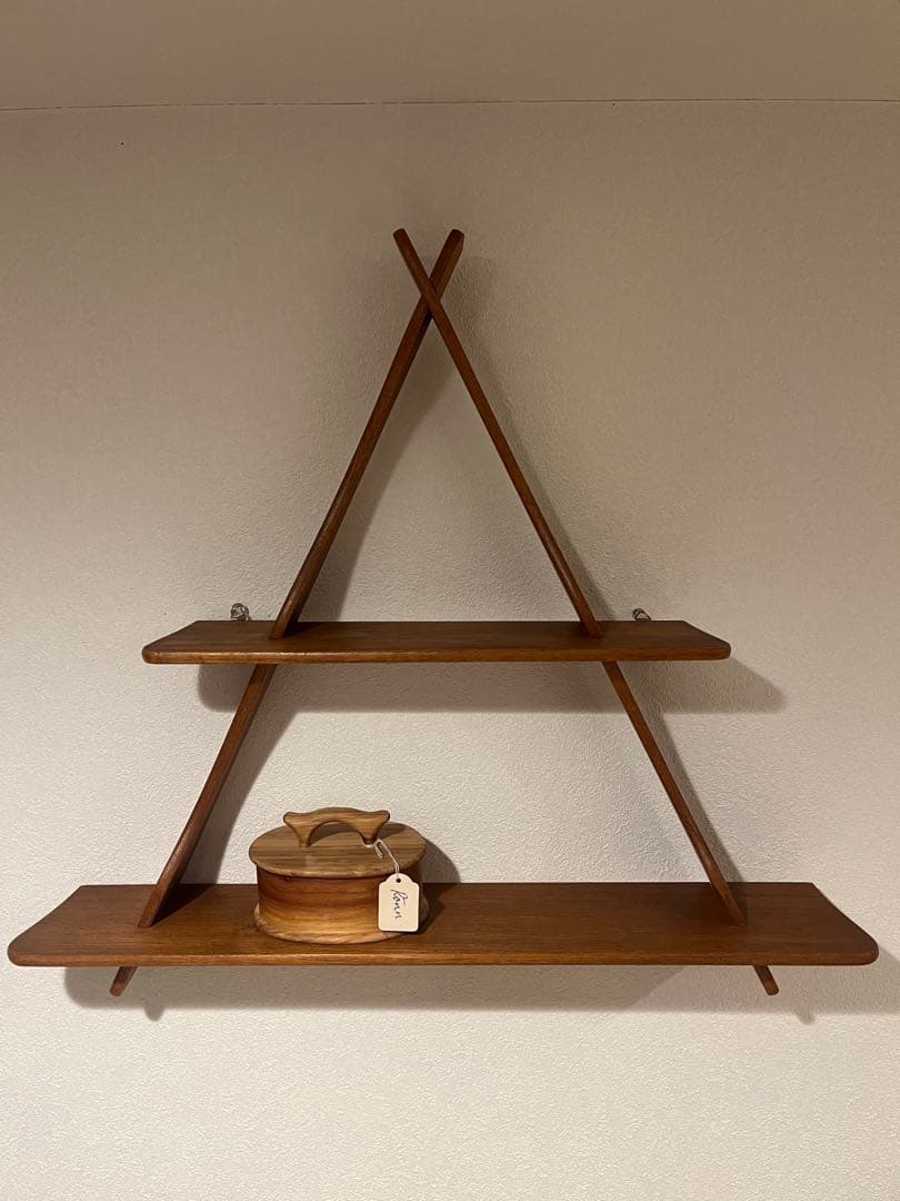 ヴィンテージ vintage チークウォールシェルフ　Peder Moos