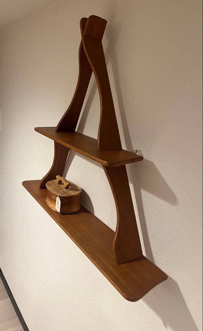 ヴィンテージ vintage チークウォールシェルフ　Peder Moos