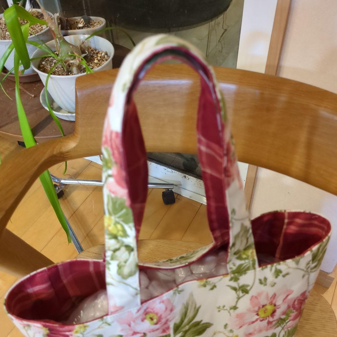 花柄トートバッグ