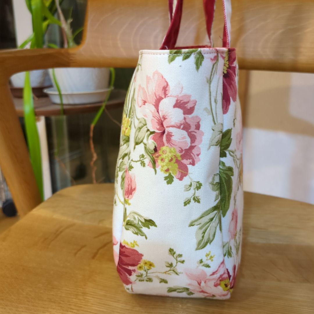 花柄トートバッグ