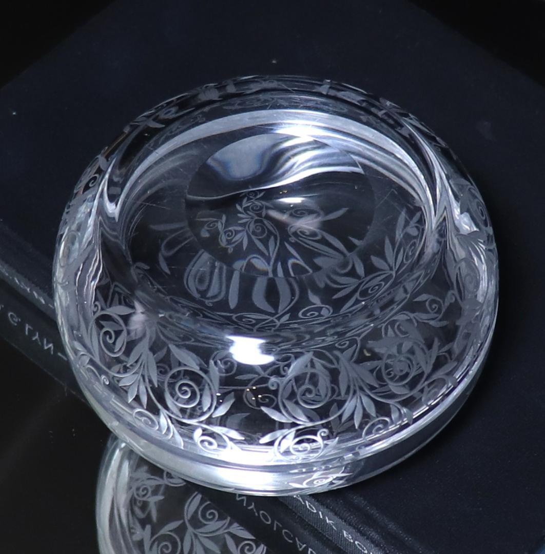 オールド・バカラ レアモデル 蓋物 小物入れ ボンボニエール ゴルフジュアン