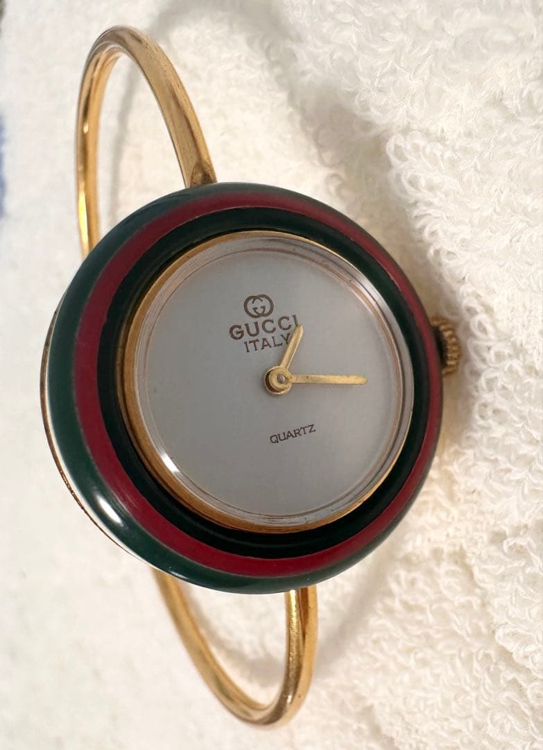 GUCCI クォーツ 腕時計 カラフルベゼル
