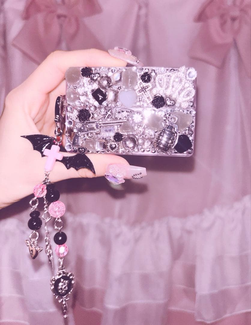 シガレットケース タバコケース IQOSケース デコ ラメ ギャル 地雷系