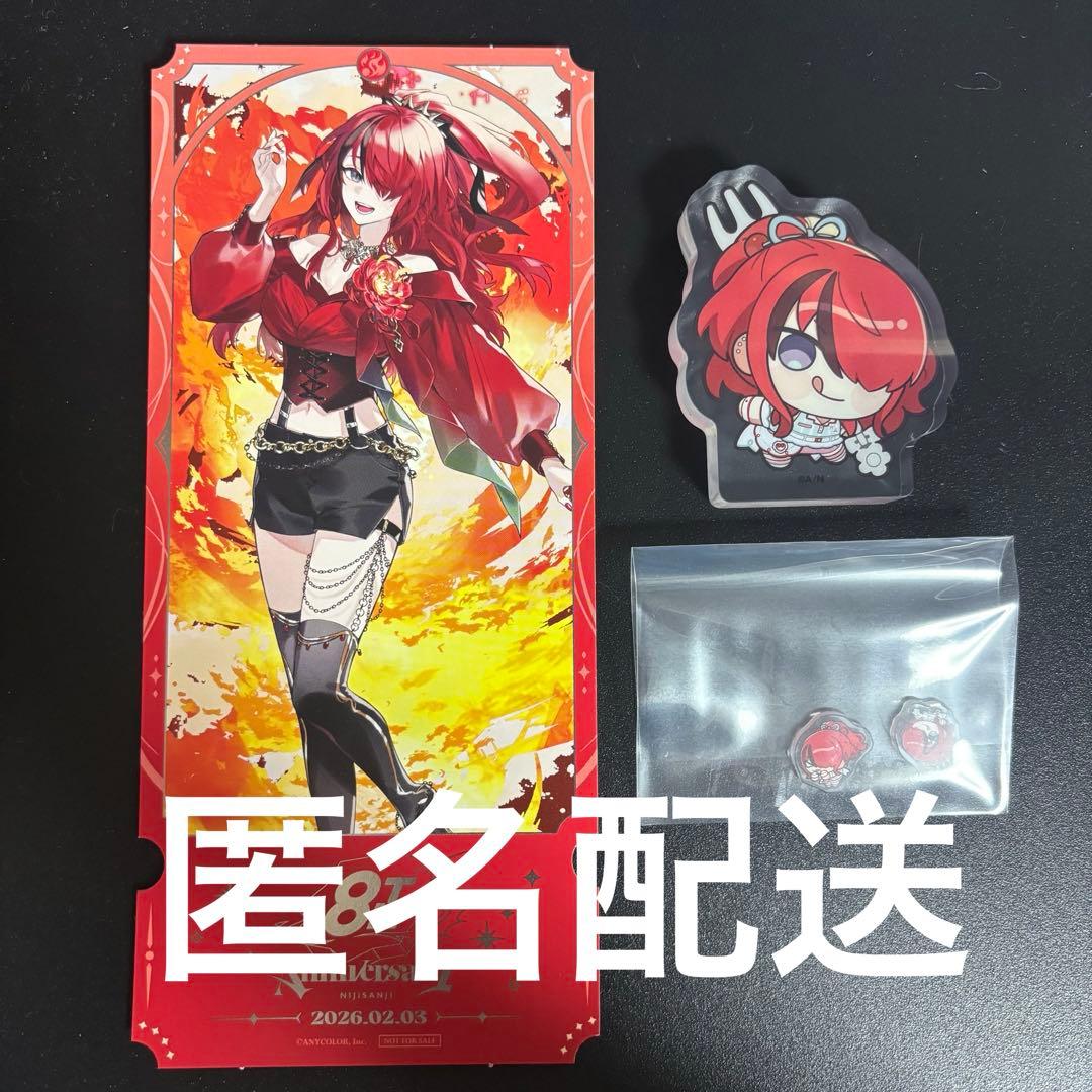 レイン・パターソン アクリルブロック にじさんじ 8th with cake