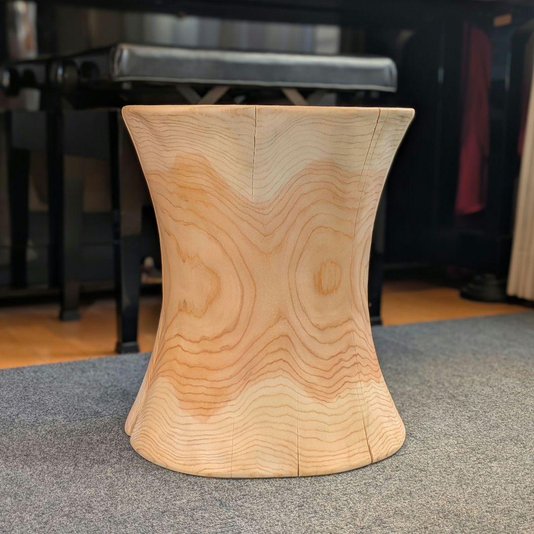 outdoorman　檜①　丸太　椅子　スツール　高さ約40㎝