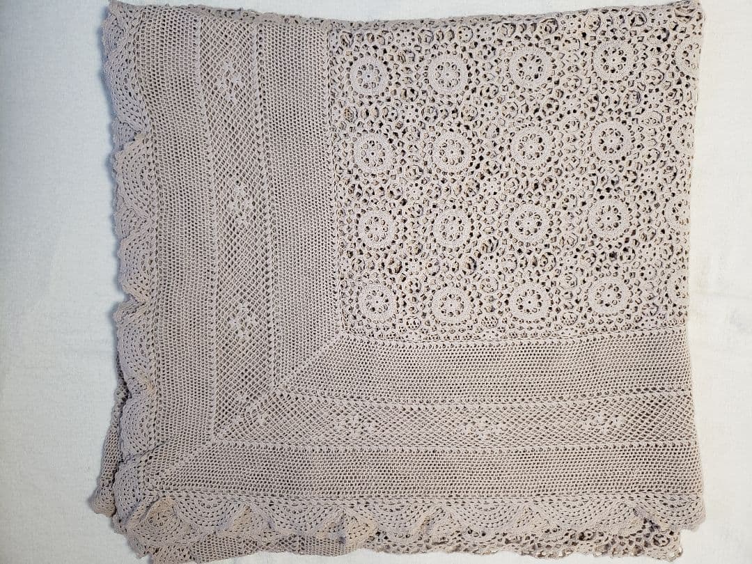 ベッドカバー(大)綿シルク