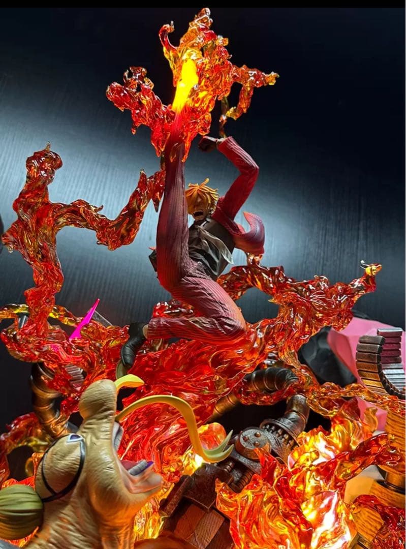 ワンピース LS スタジオ サンジ ガレージキット フィギュア 完成品