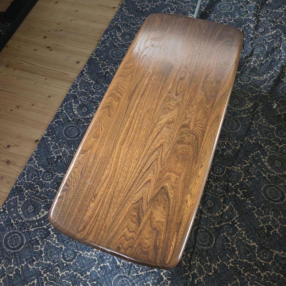 ERCOL アーコール コーヒーテーブル W104.5×D46×H36／ラベル有