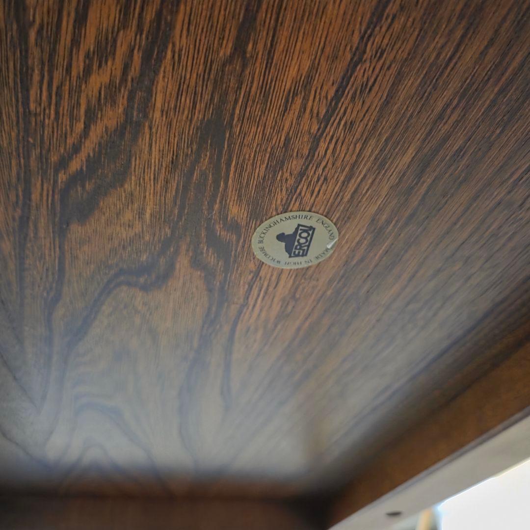 ERCOL アーコール コーヒーテーブル W104.5×D46×H36／ラベル有