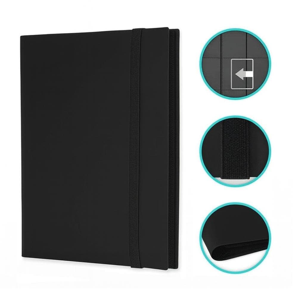 トレカファイル 360枚 2冊セット 収納 黒色 カードバインダ カード