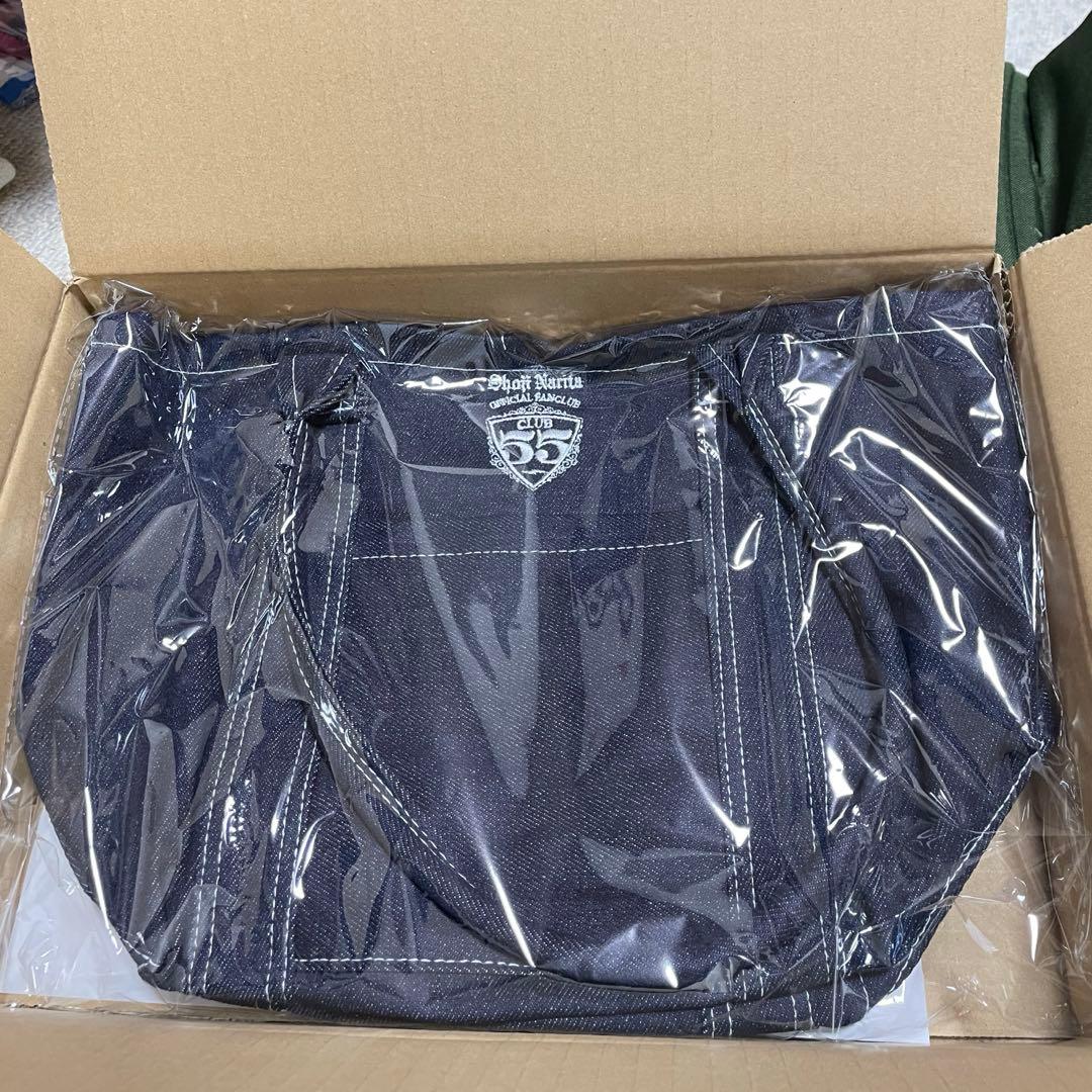 新品未開封 成田昭次ファンクラブ CLUB55限定デニムトートバッグ