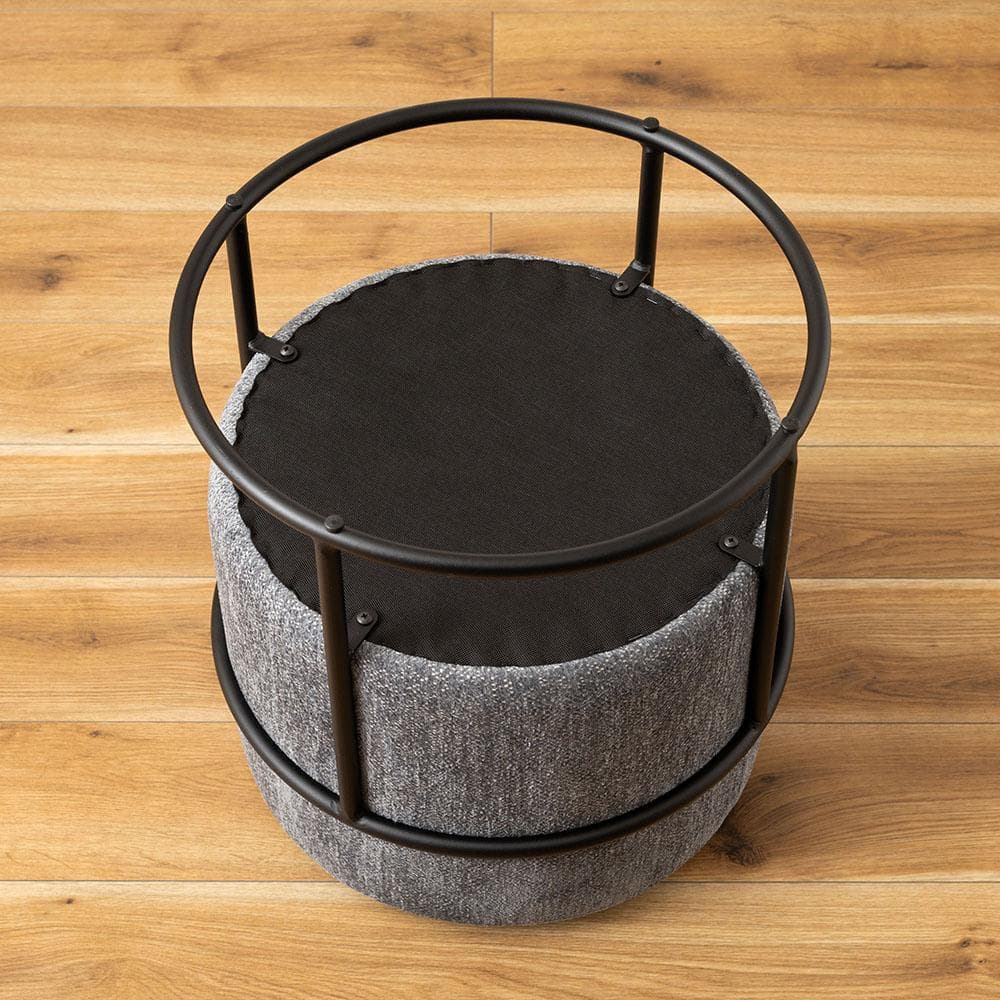 新品 送料込み スツール 椅子 1脚 スタッキング グレー