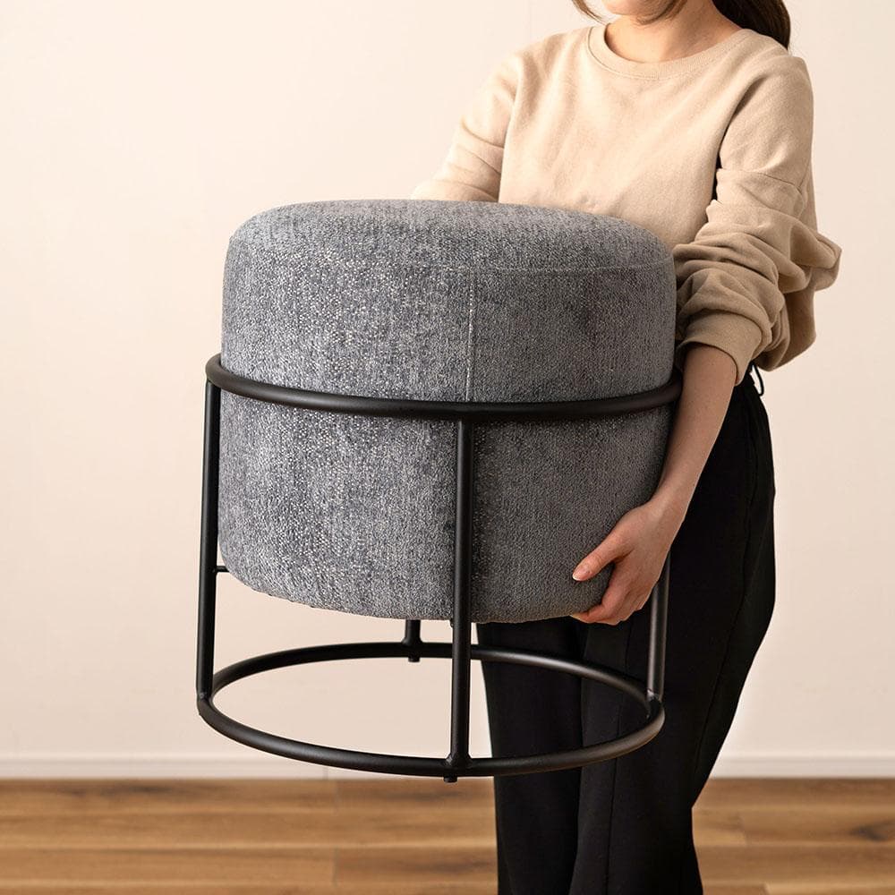 新品 送料込み スツール 椅子 1脚 スタッキング グレー