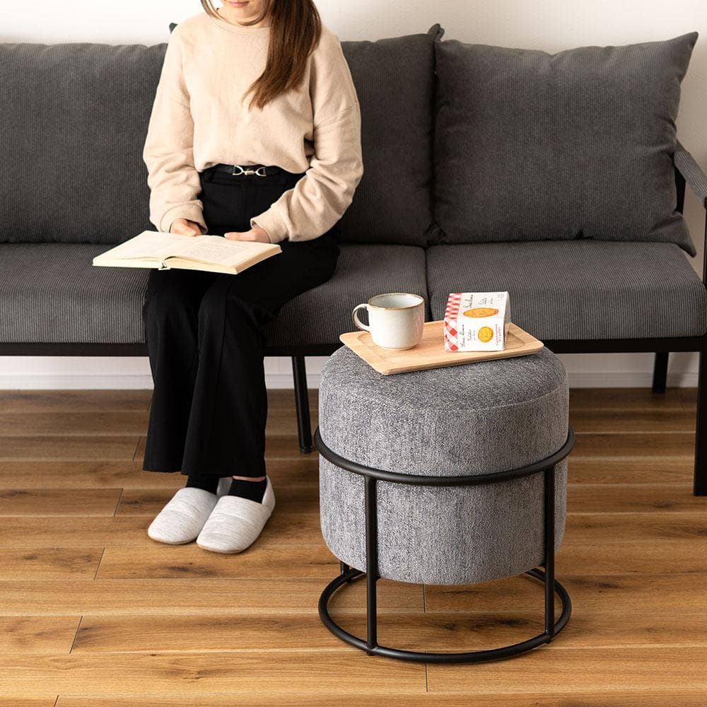 新品 送料込み スツール 椅子 1脚 スタッキング グレー