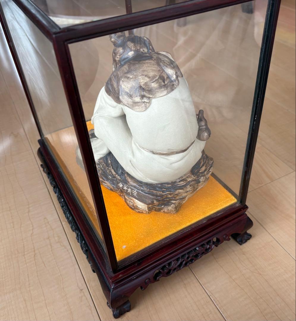 中国　置物　漁