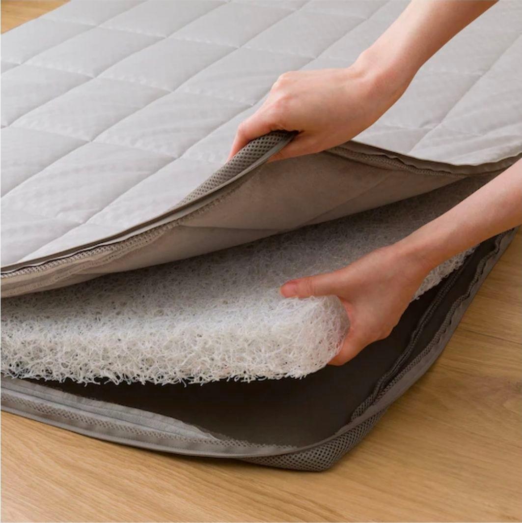 高通気性 ブレスエアマットレス リバーシブル シングル