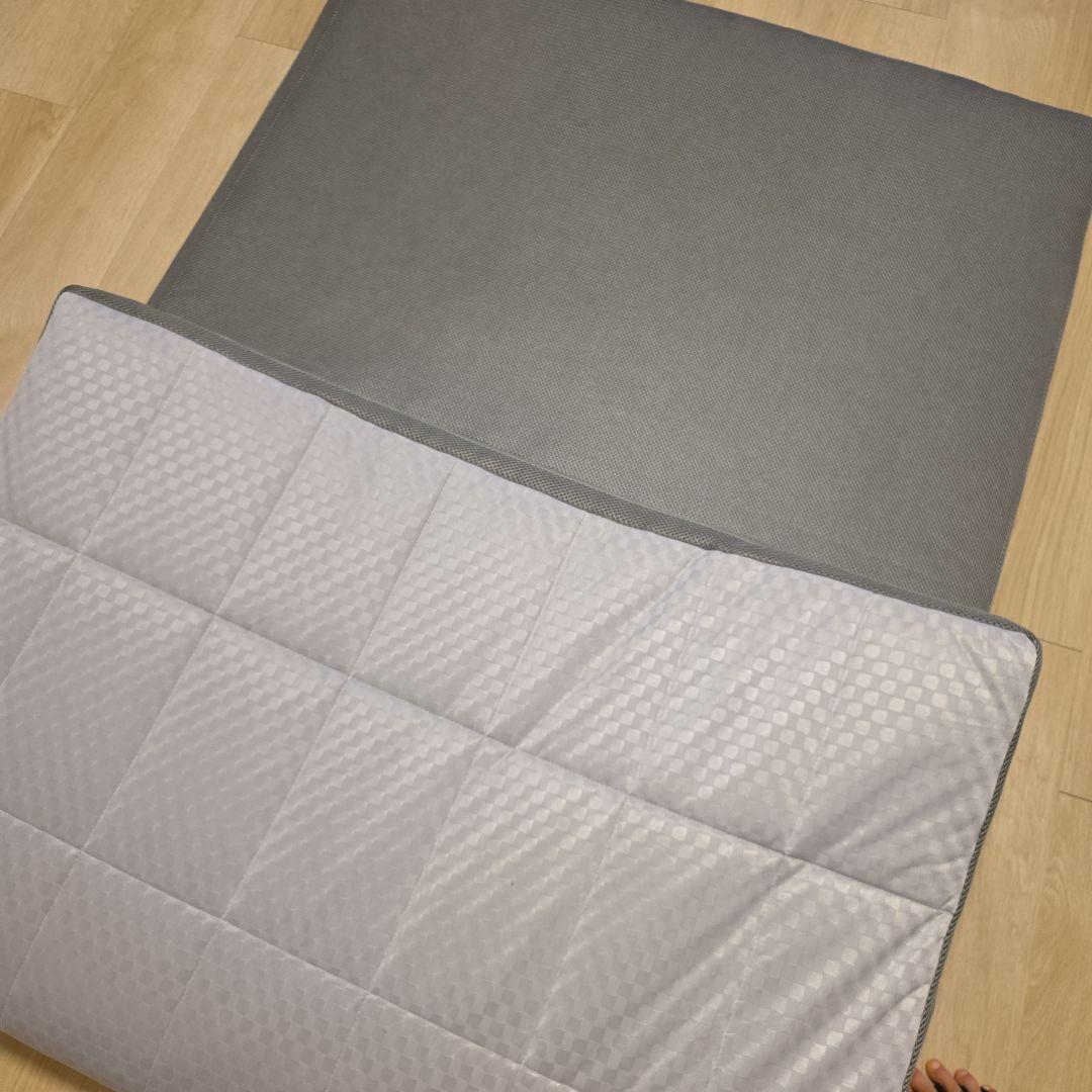 高通気性 ブレスエアマットレス リバーシブル シングル