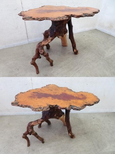 希少一点物■最高級■花梨■無垢一枚板■瘤杢■飾り棚■ディスプレイテーブル■