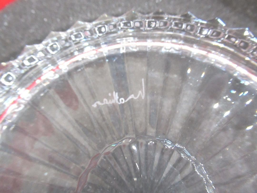 未使用　Baccarat バカラ ミルニュイ クリスタルガラス 　13cm灰皿