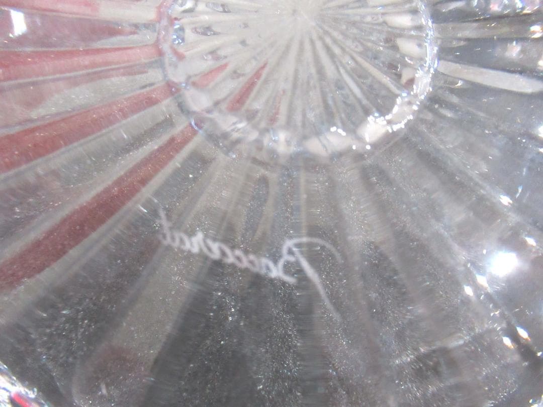 未使用　Baccarat バカラ ミルニュイ クリスタルガラス 　13cm灰皿