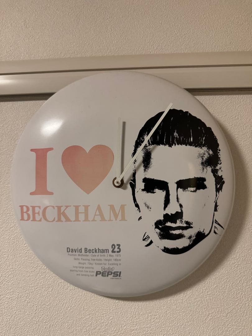 Pepsi 缶バッジ時計　サッカー