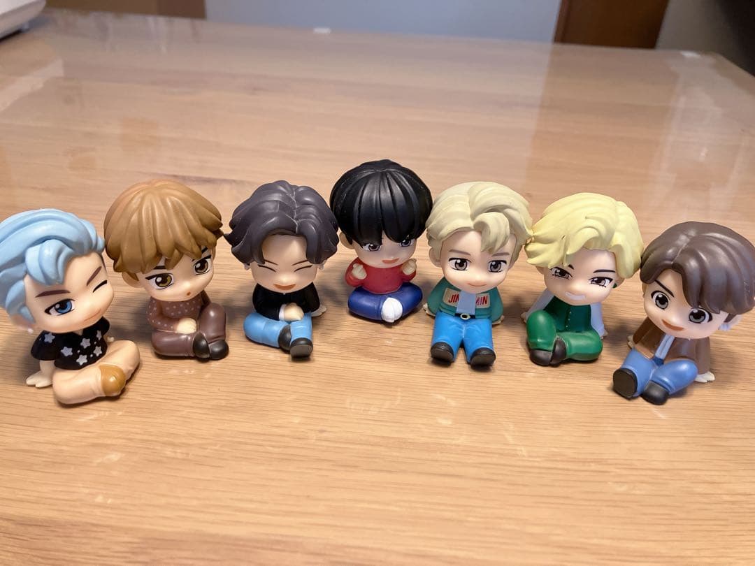 BTS キャラクター フィギュア 7体セット(難あり) - メルカリ