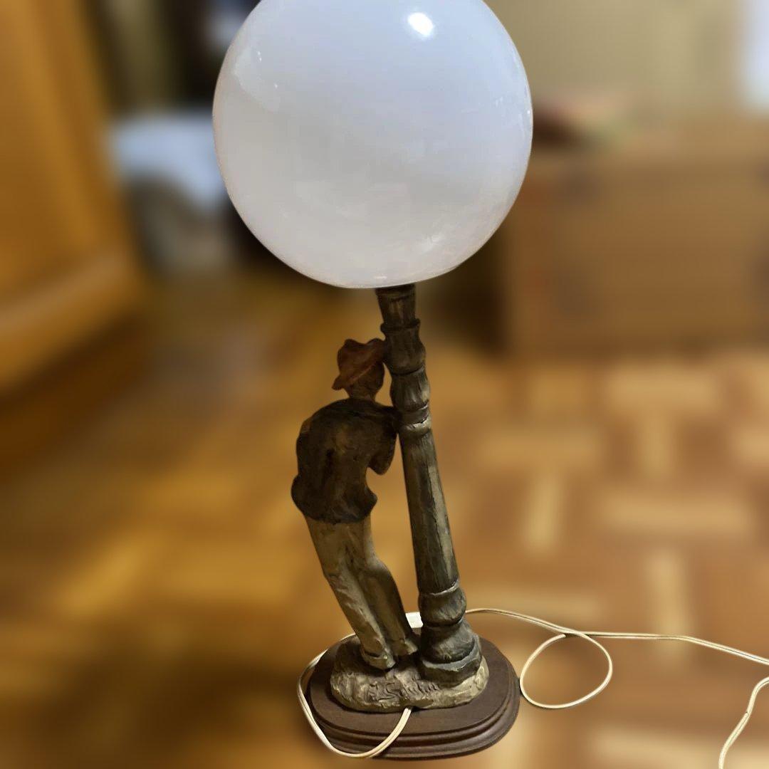 オブジェ　カポディモンテ アンティーク照明イタリア製エコメルカリ便置き配地域価格