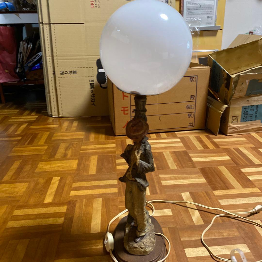 オブジェ　カポディモンテ アンティーク照明イタリア製エコメルカリ便置き配地域価格