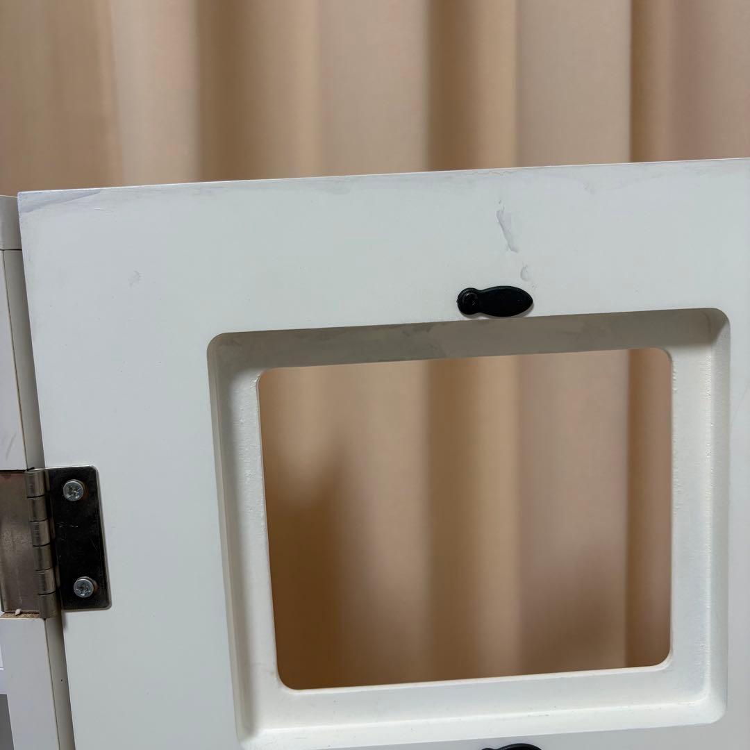 CD DVDラック　タワー　ホワイト　収納